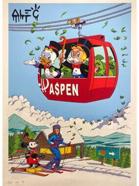Alec Monopoly, Aspen Snow Day Diamond Edition, Hand-Embellished Edition of 100